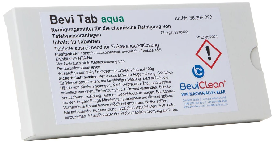 Bevi Tab aqua (10 Tablettes)