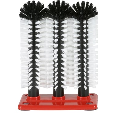 Triple brosse à verre de 25cm