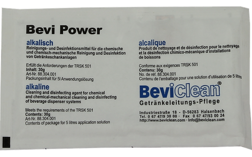 [BEV 88.304.001] Bevi Power - Solution de nettoyage Alcalin en poudre