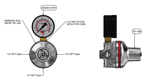 [MM 792-893] Détendeur secondaire Premium Plus Micro-Matic